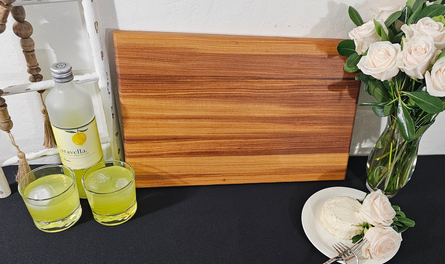 Cutting Board Made of Afromosia Edge Grain