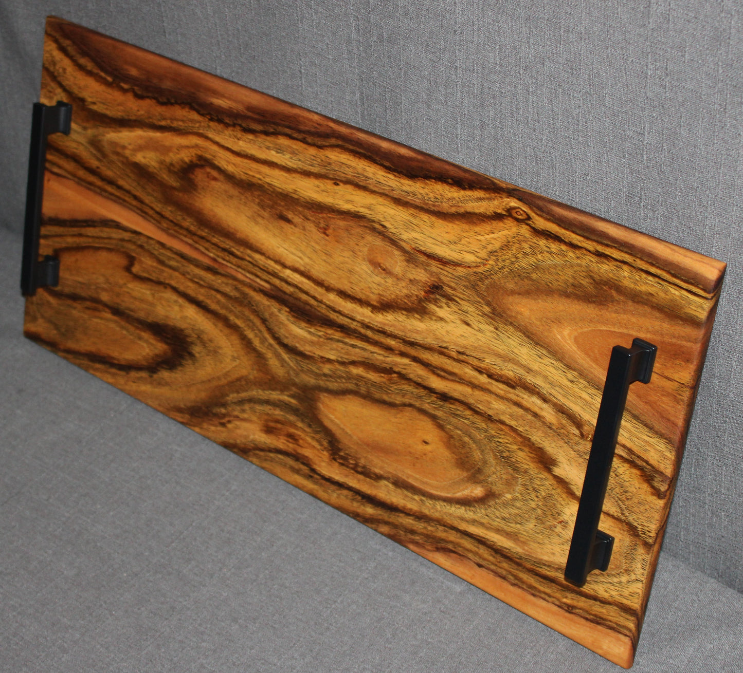 Serving Tray Made of Bocote Wood