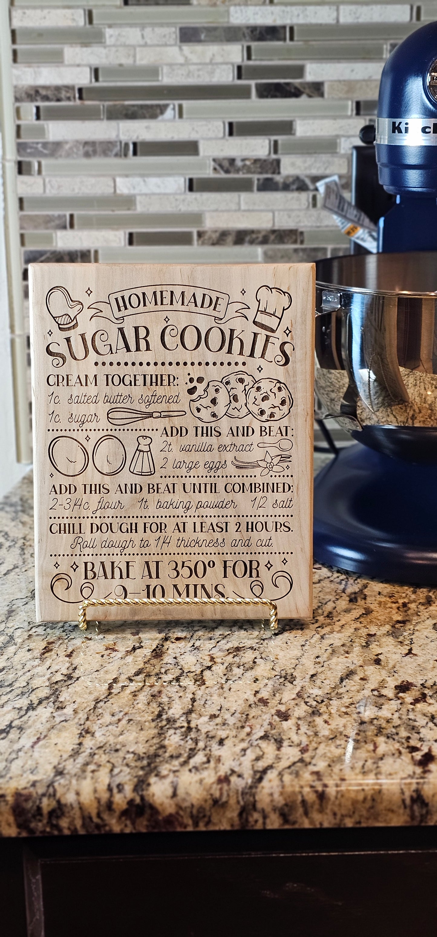 Placard Apple Pie & Sugar Cookies Recipe