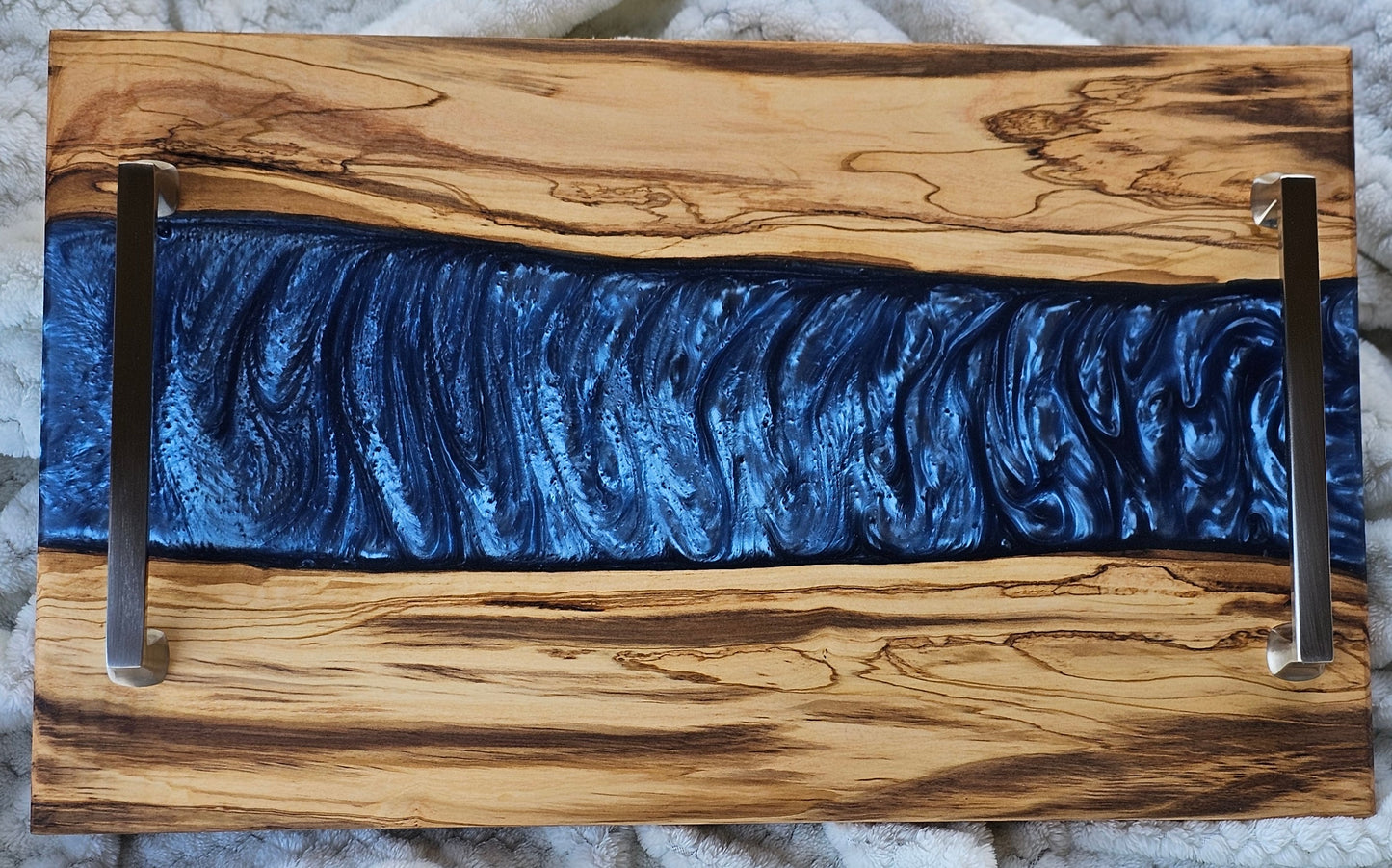 Epoxy Olive Wood Serving Tray