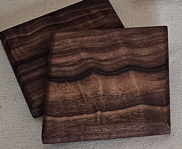 Premium Black Walnut Coasters