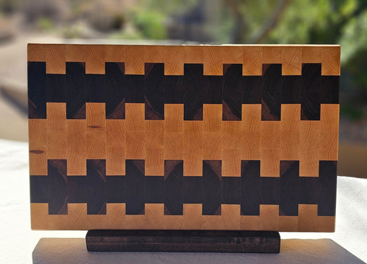 End Grain Off Set Block Pattern