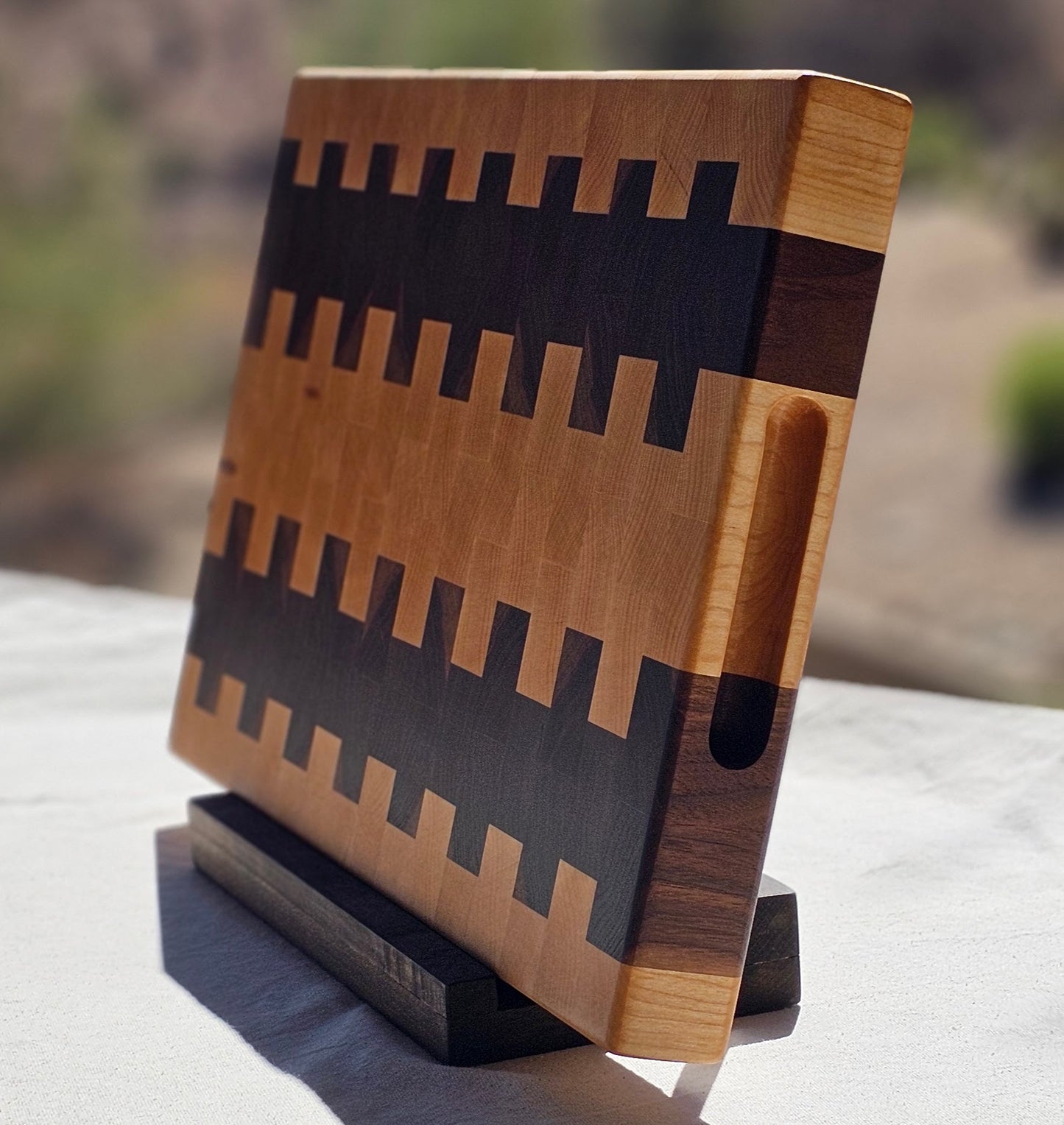 End Grain Off Set Block Pattern