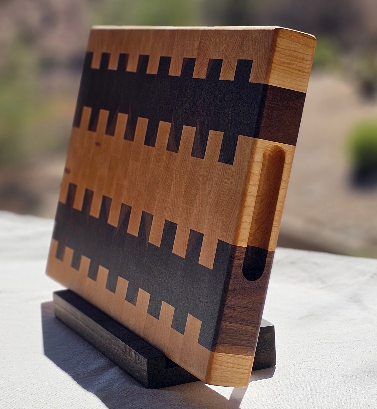 End Grain Off Set Block Pattern
