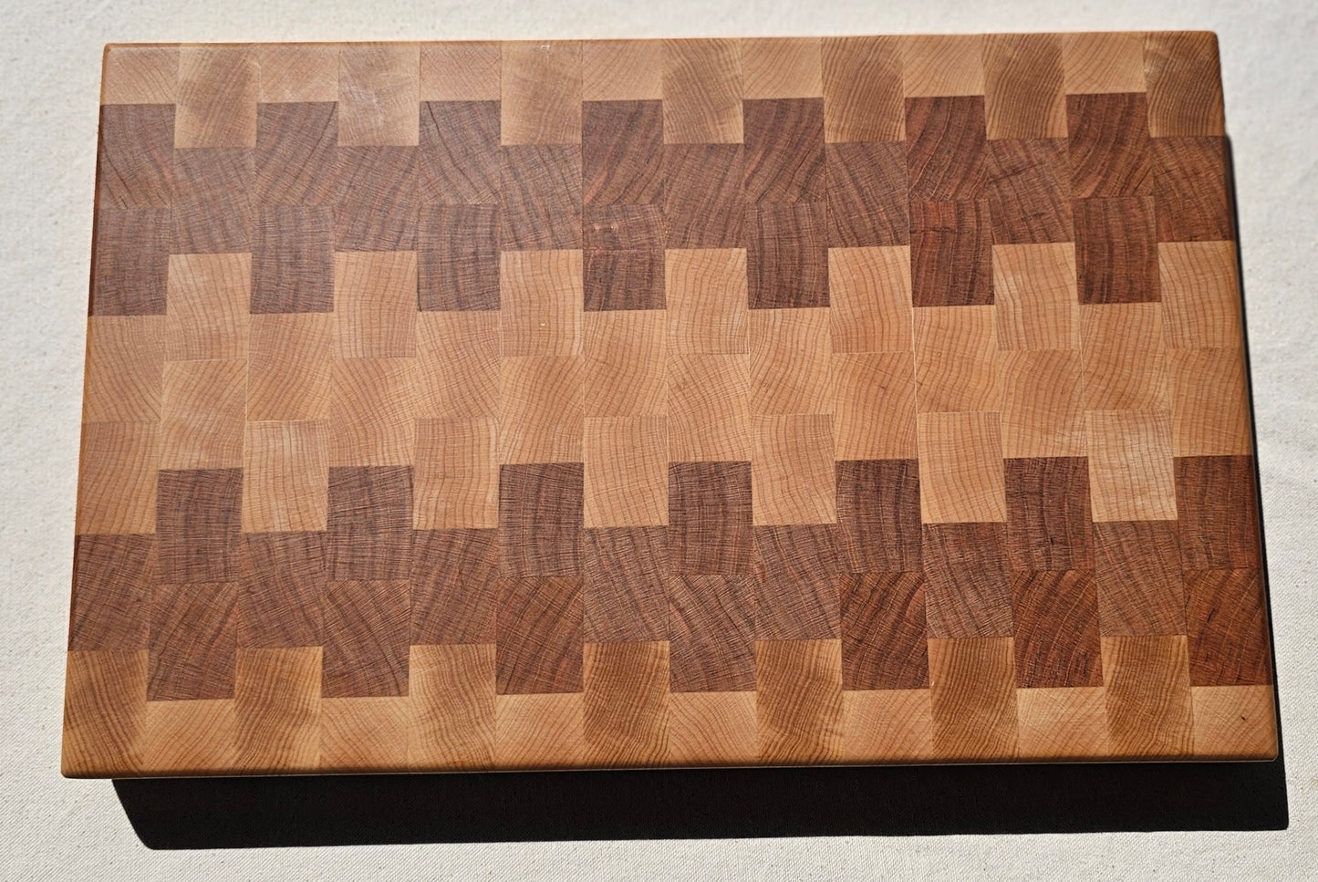 End Grain Off Set Block Pattern