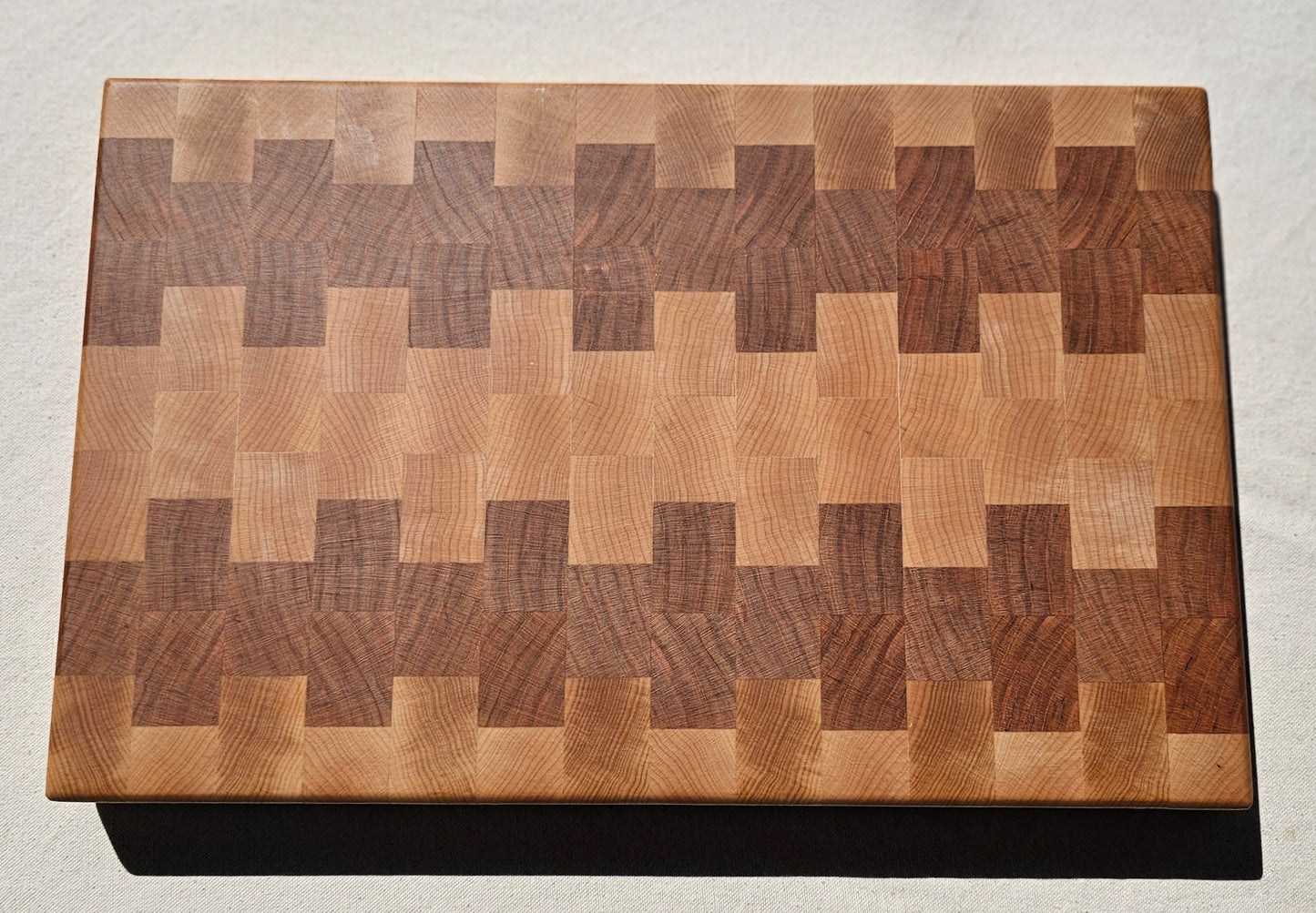 End Grain Off Set Block Pattern