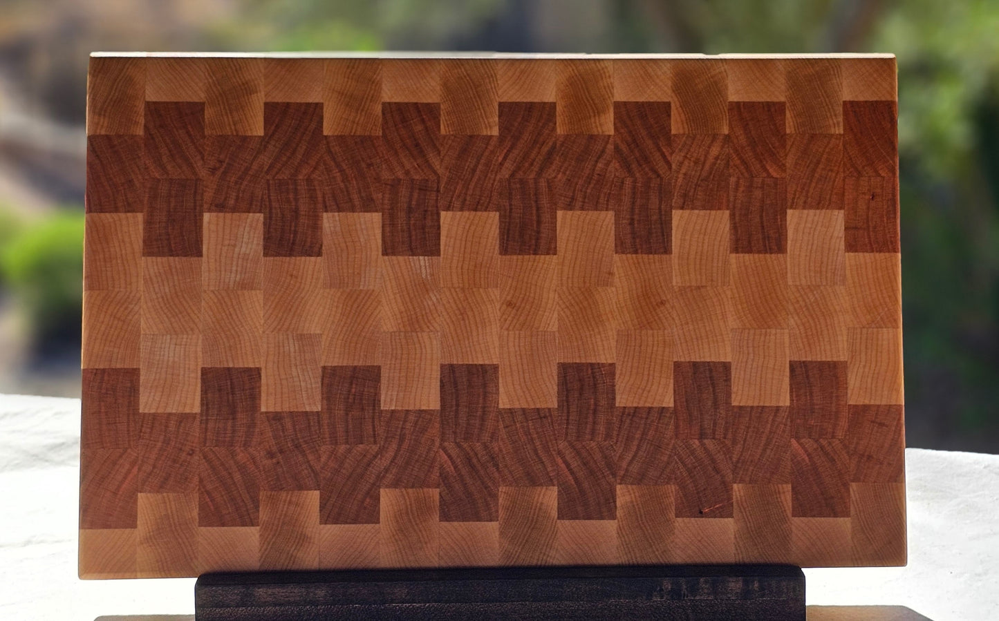 End Grain Off Set Block Pattern