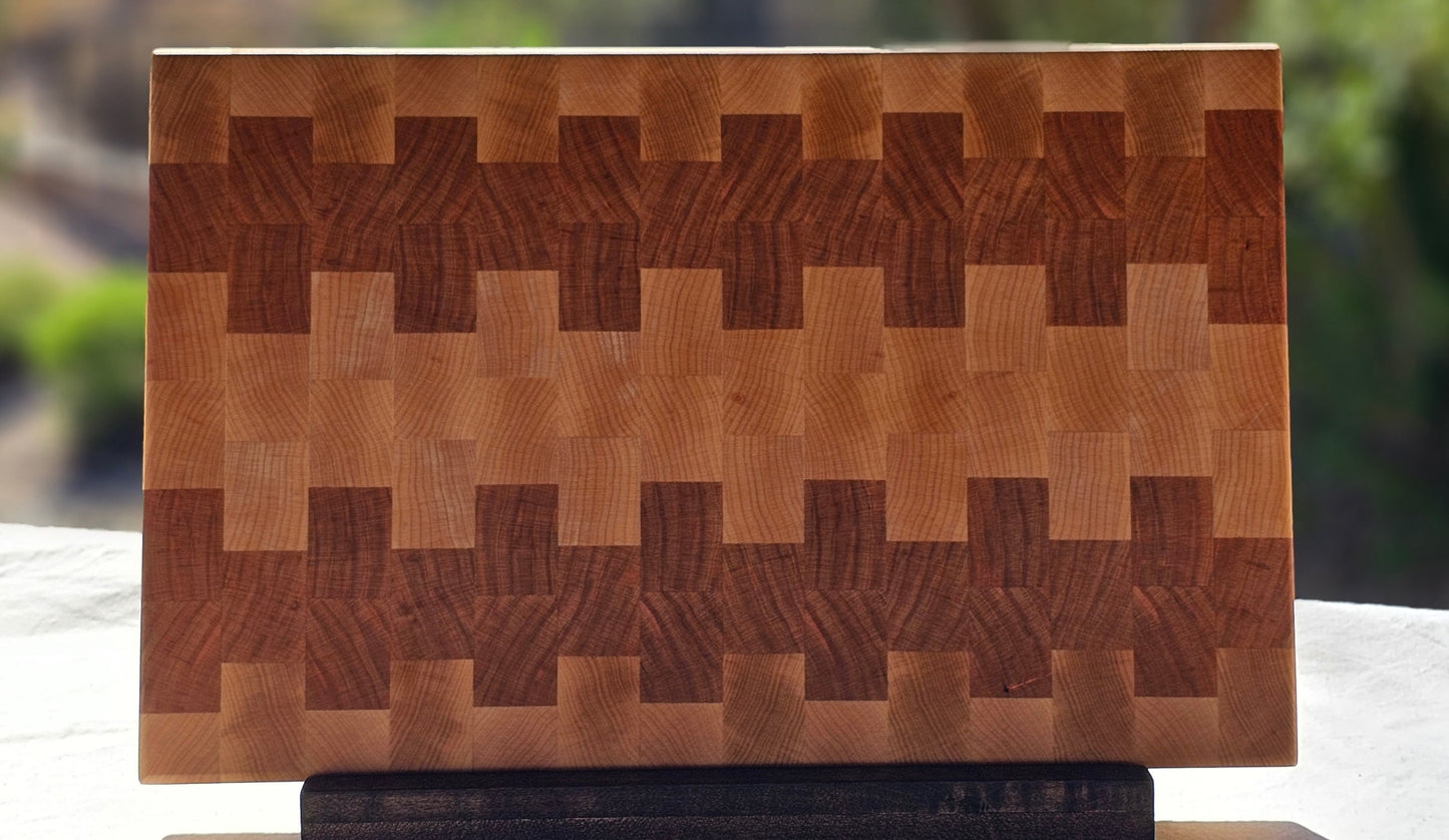End Grain Off Set Block Pattern