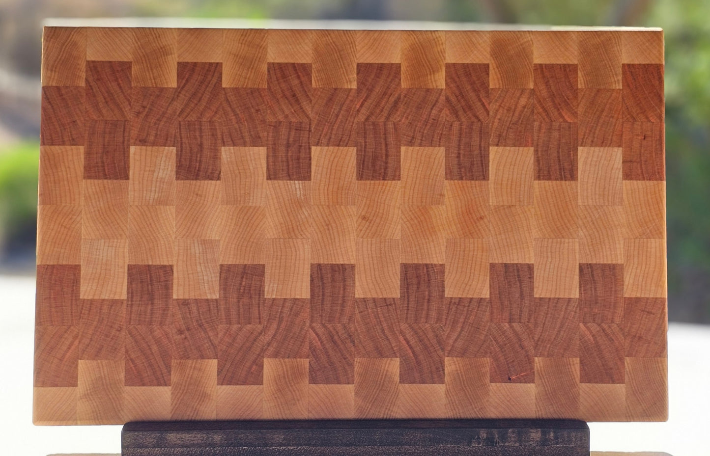 End Grain Off Set Block Pattern
