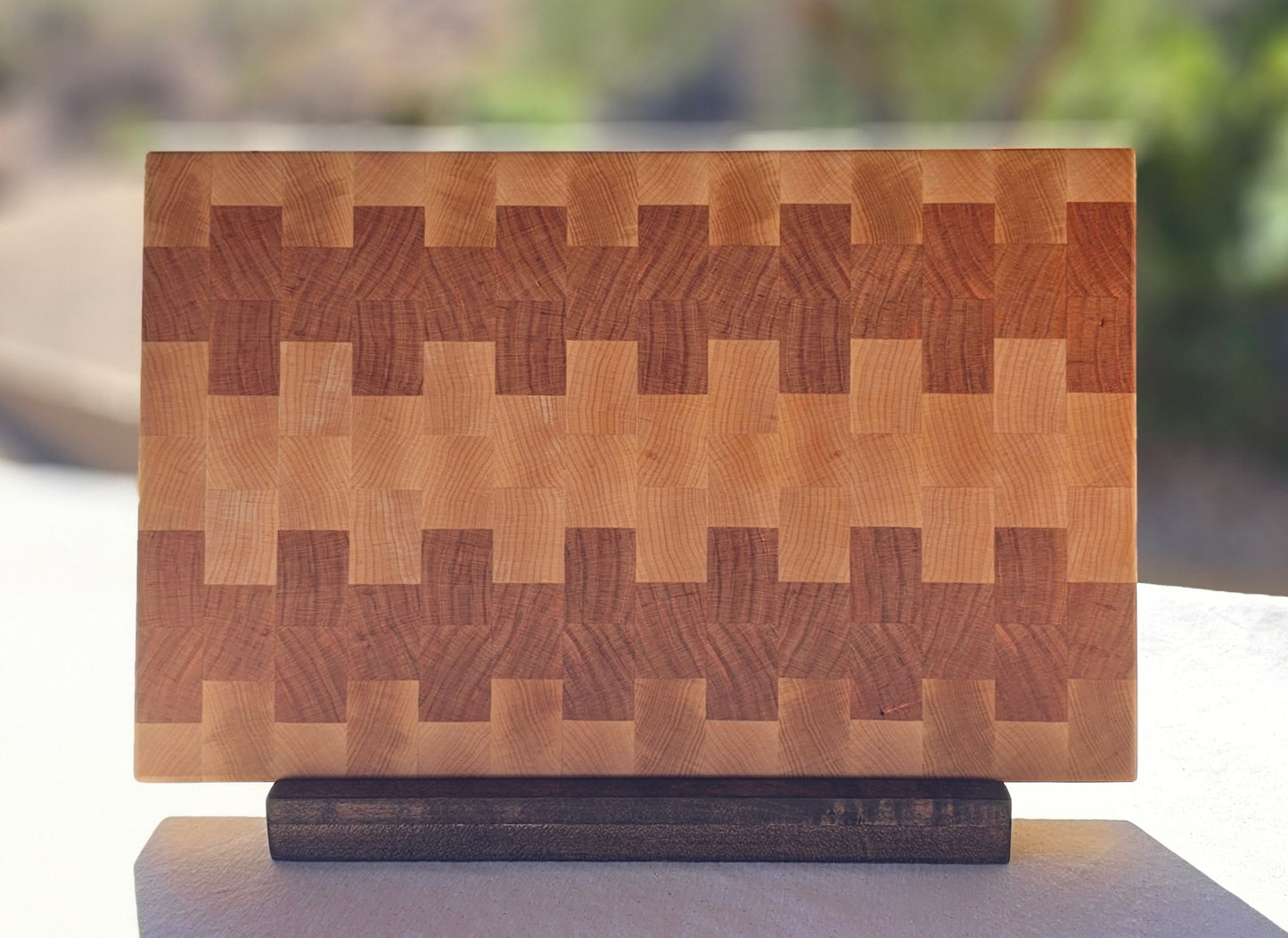 End Grain Off Set Block Pattern