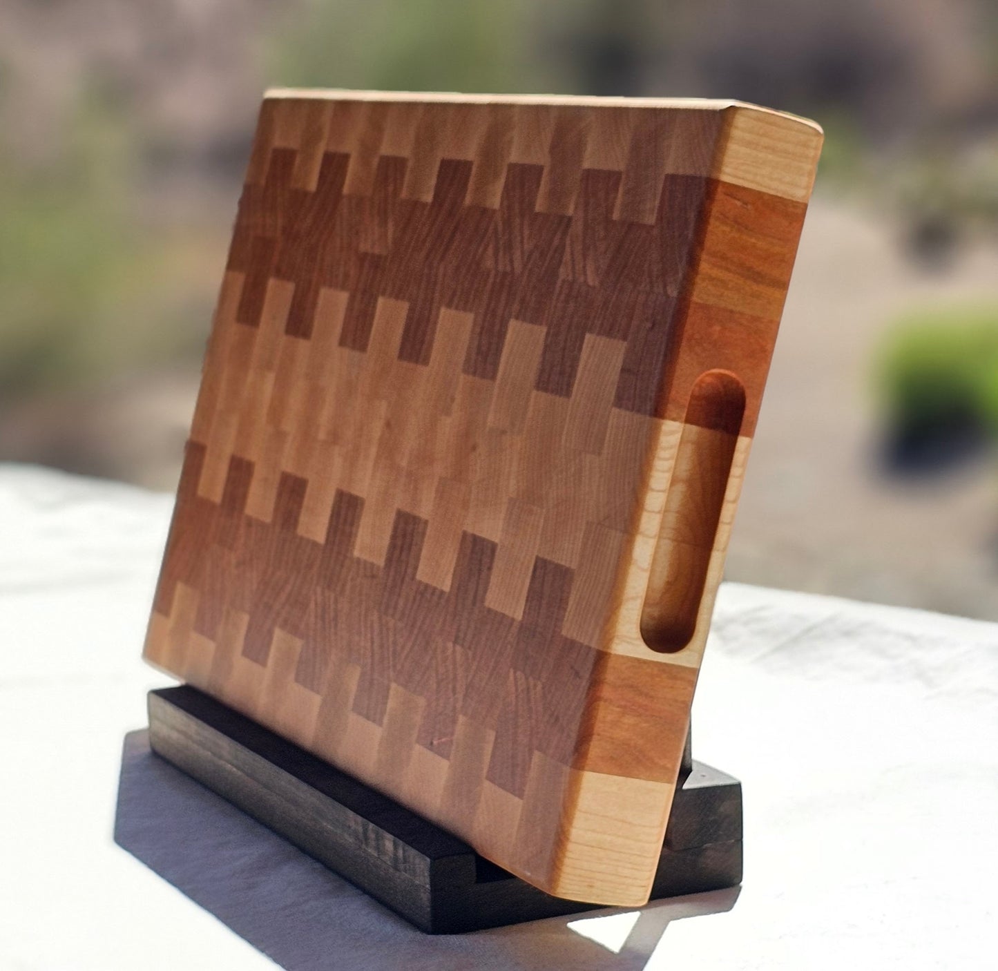 End Grain Off Set Block Pattern