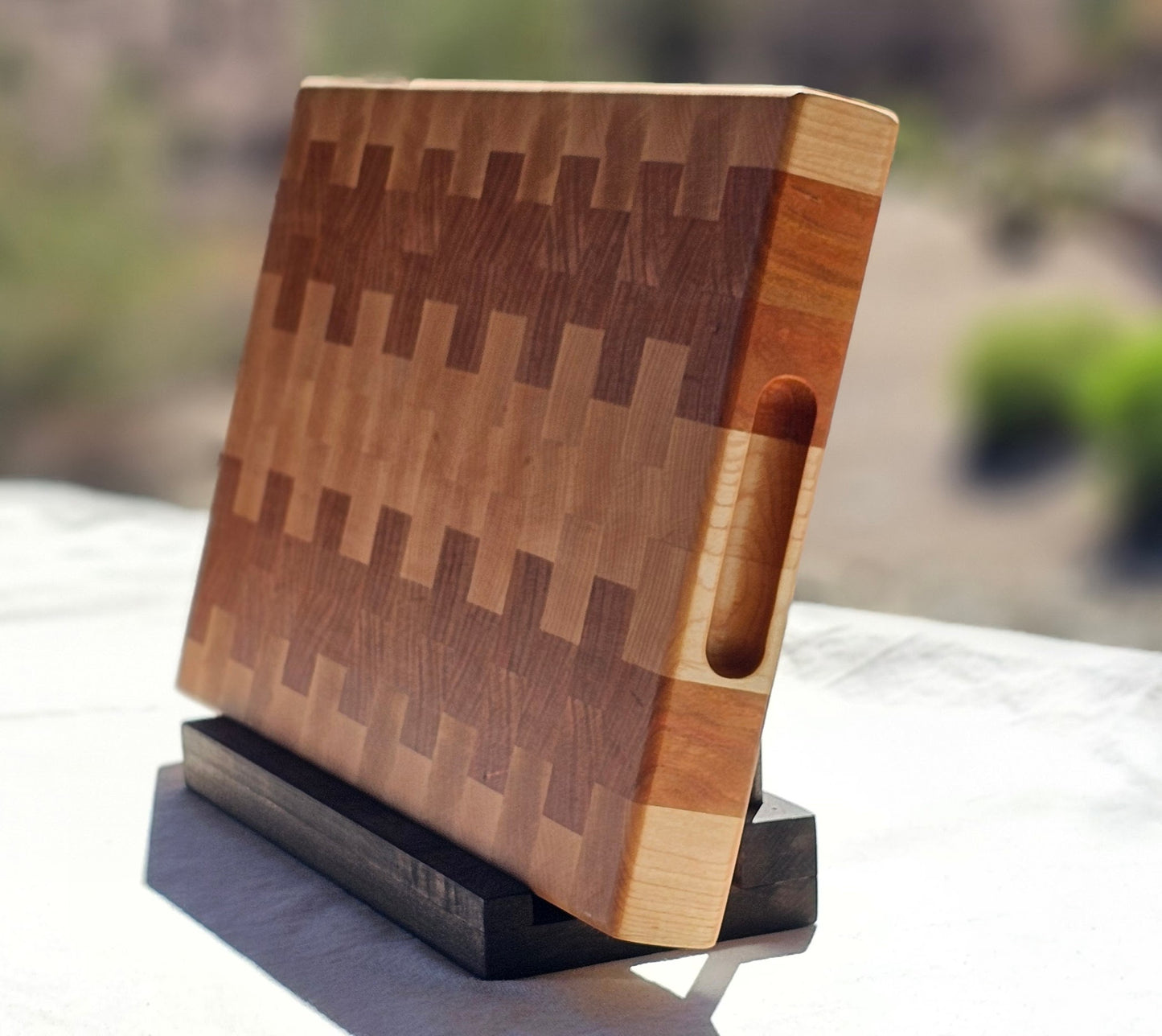 End Grain Off Set Block Pattern