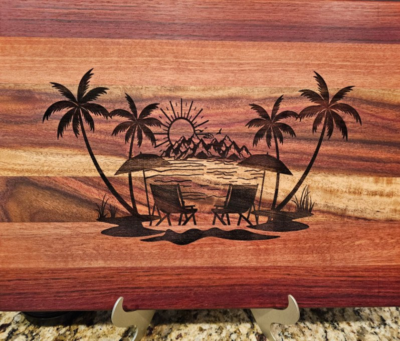 Cutting Board "Island Sunsets"