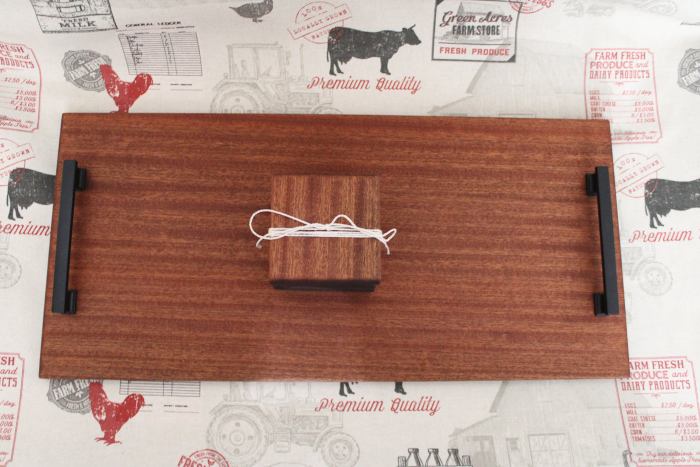 Sapele Serving Tray