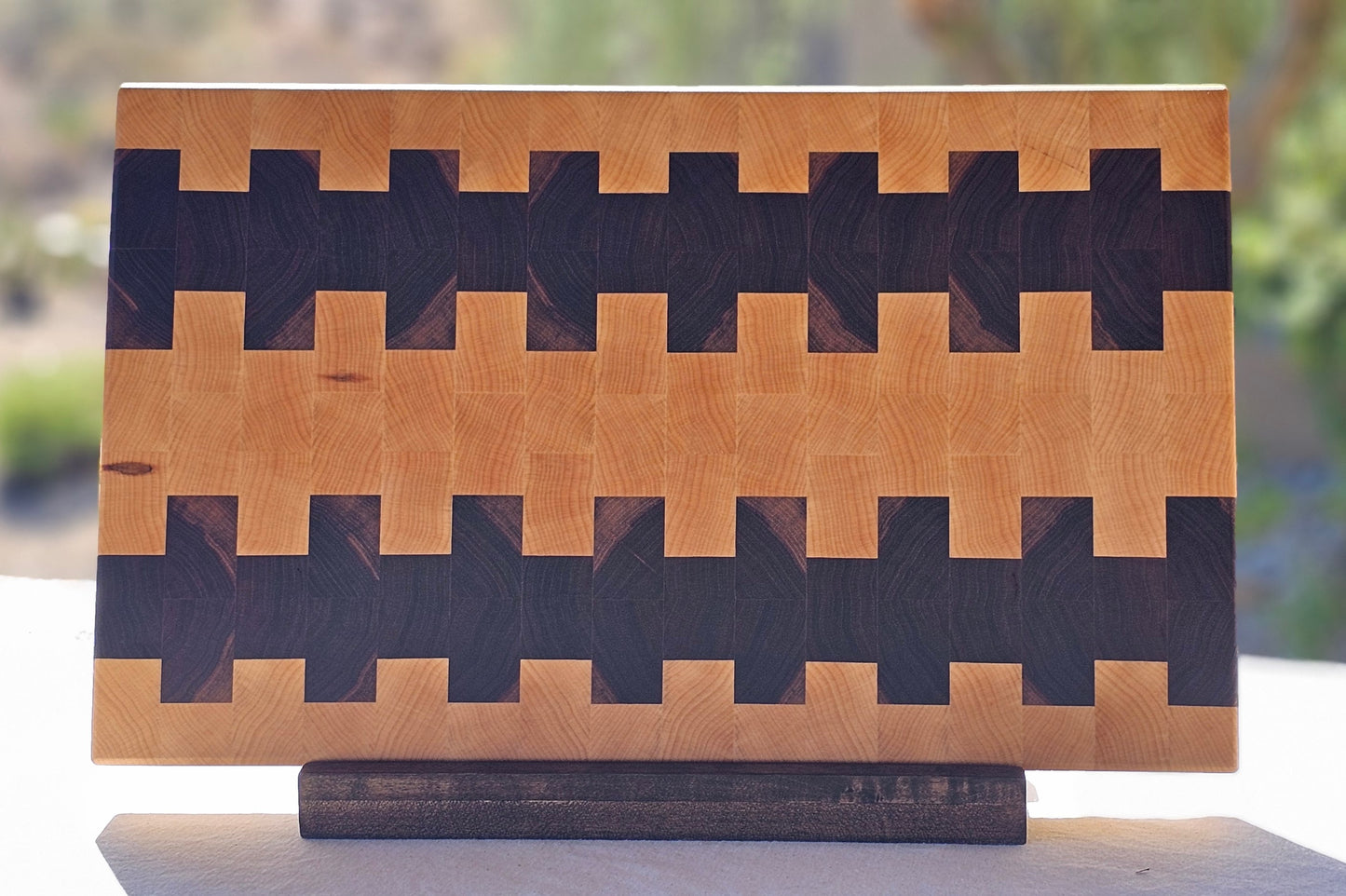 End Grain Off Set Block Pattern